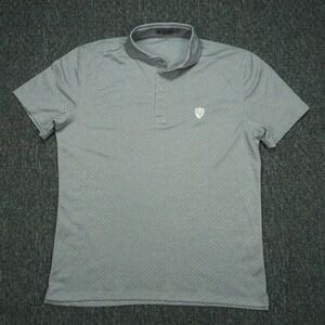 G Fore Shirt Mens Large Gray Performance Golf Polo Coral Ridge Country‎ Club